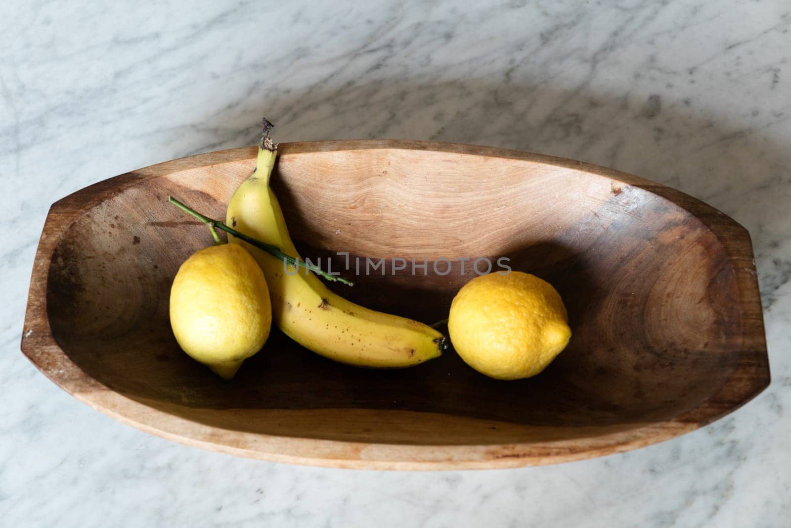 Banana and lemons a still life picture