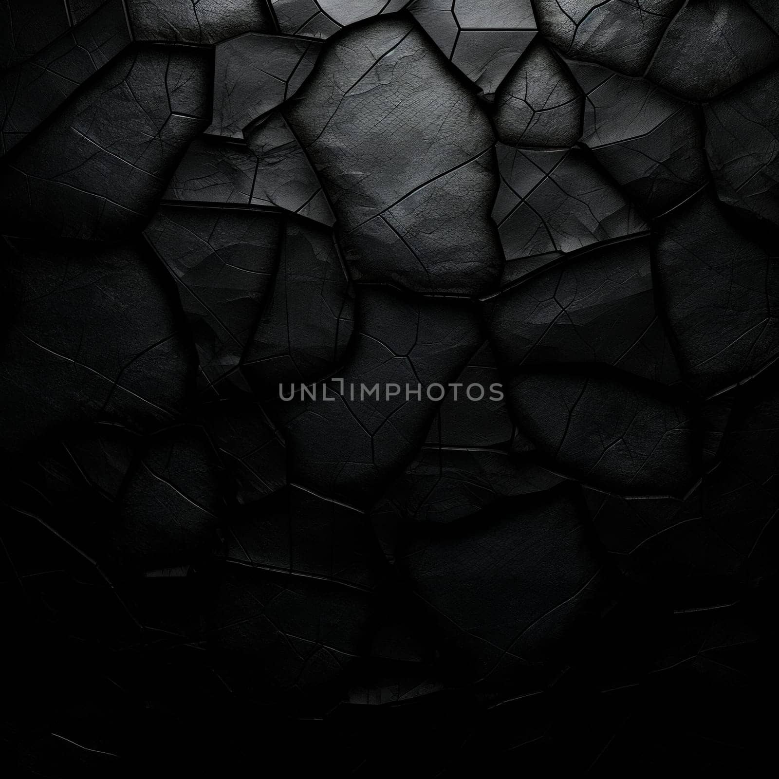 Black background with cracked wall