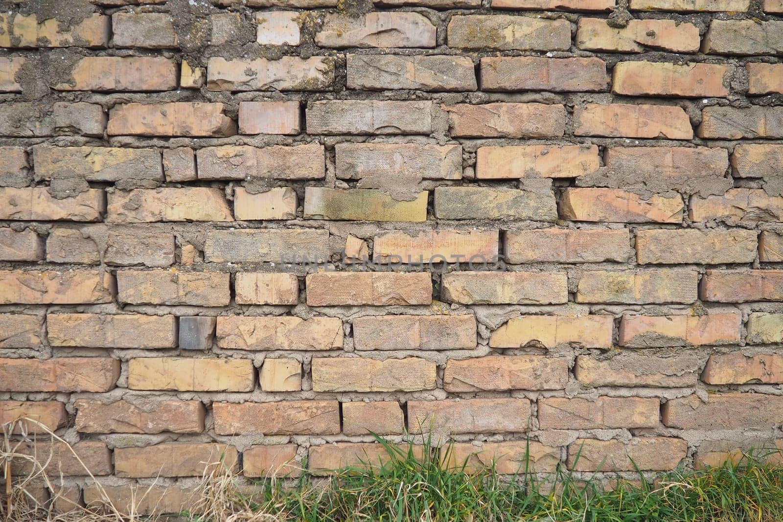 Background of old vintage brick wall.