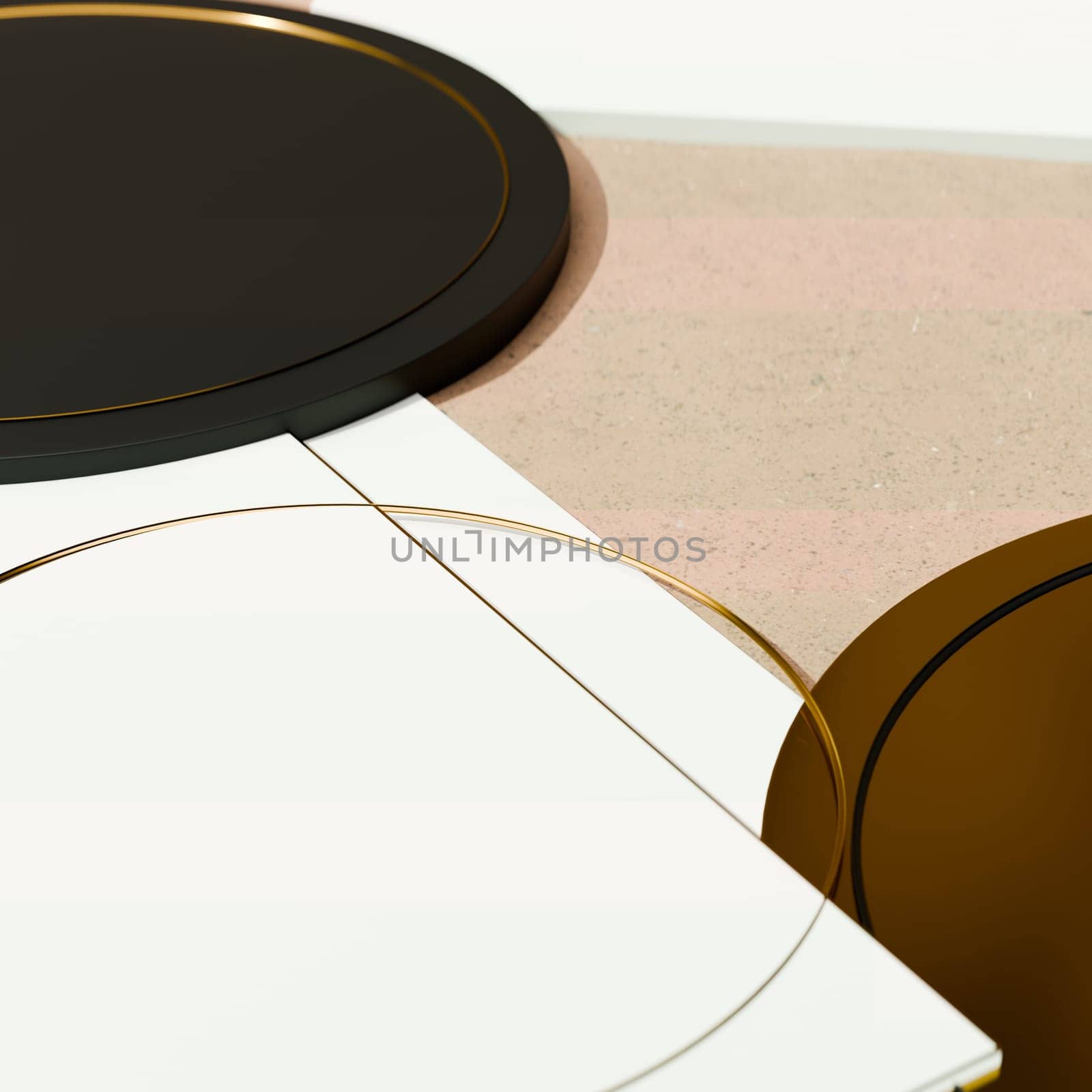3D illustration Background for advertising and wallpaper in minimalism and product scene. 3D rendering in decorative concept.