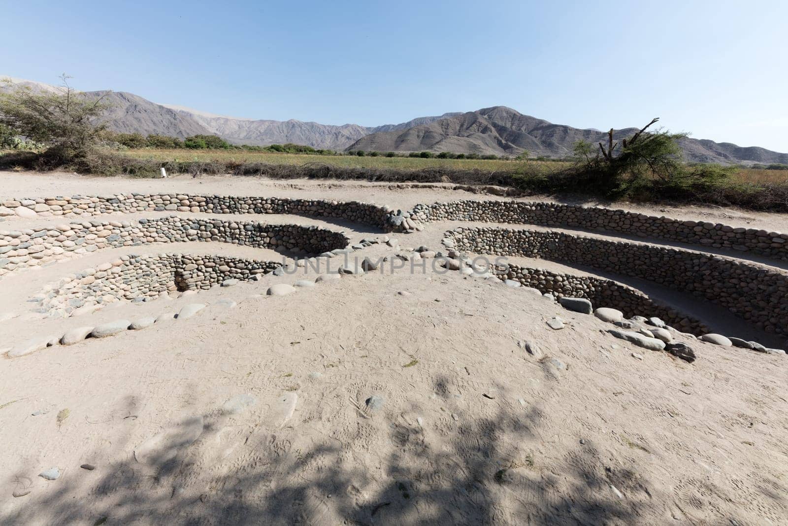 Entrance to the Cantalloc aueduct, Nazca, Peru