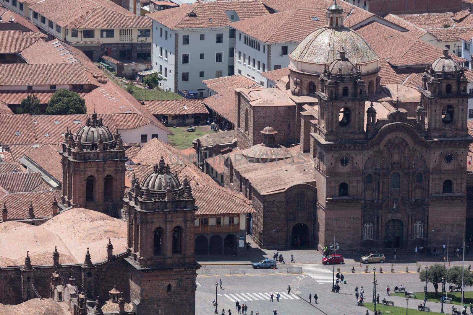 View of Cuzco  from  Fortress of Saqsaywaman, Peru