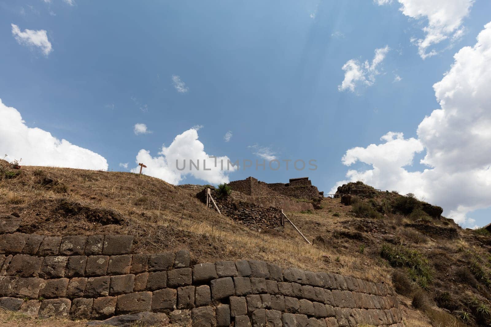 Inca circular terraces at Moray (agricultural experiment station), Peru, South America