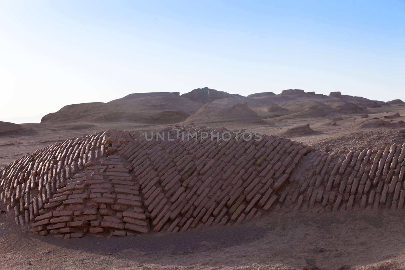 Shahdad desert, with dunes  with the shape of a caste , Iran