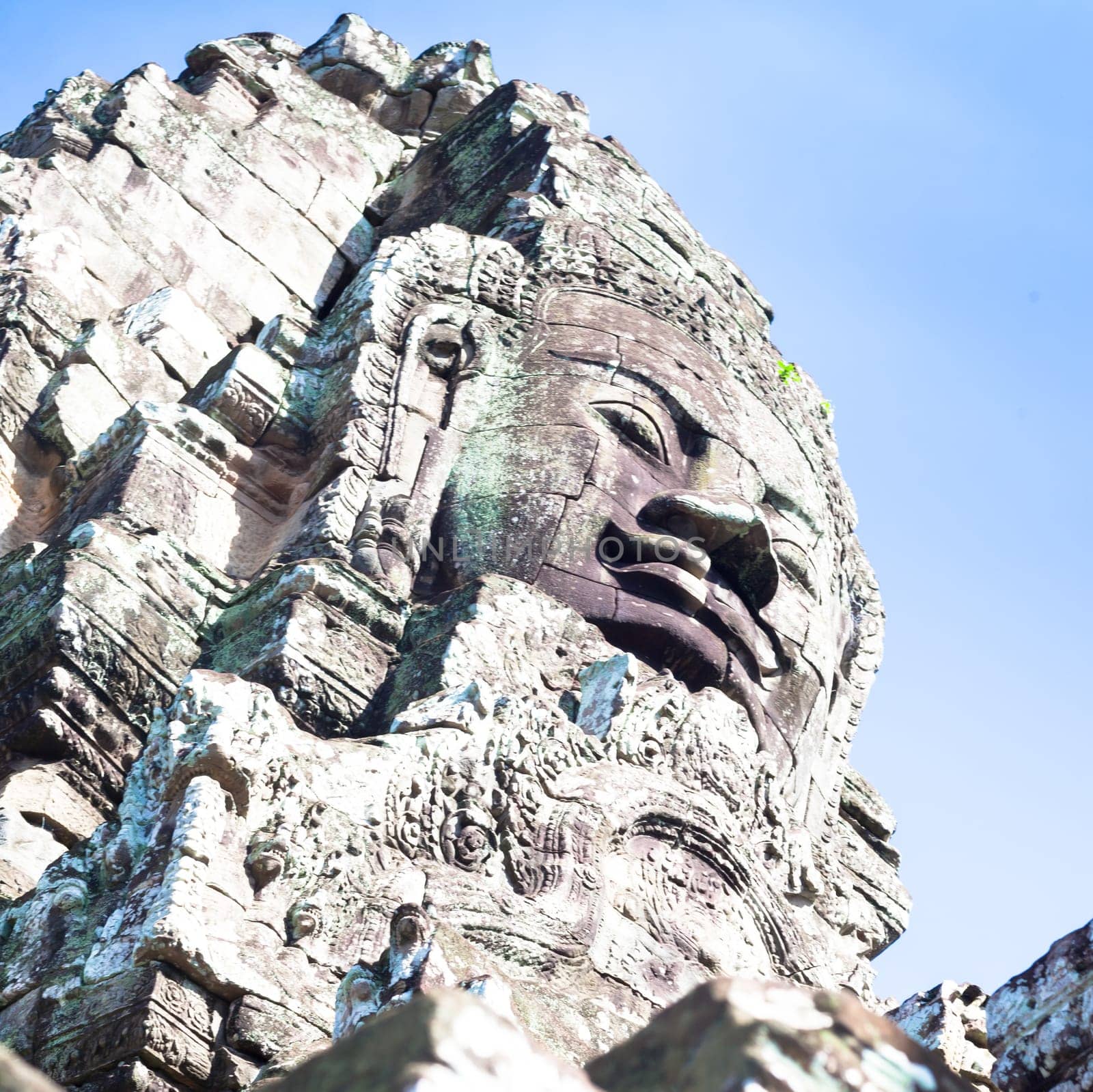Angkor thom,the most famous  religious site in Cambodia