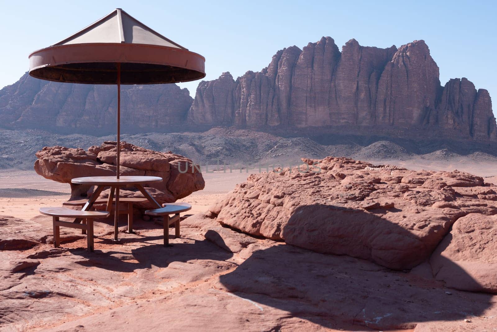 gate in   Wadi Rum desert, Jordan  Wadi Rum desert, Jordan