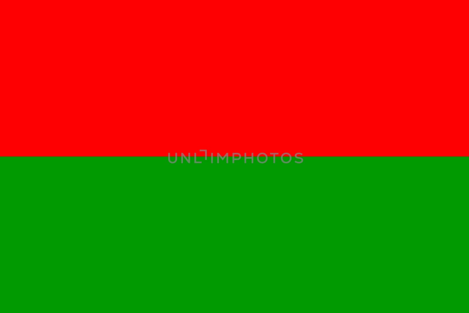Fictitious Ottoman Flag, Closeup View, 3D Rendering