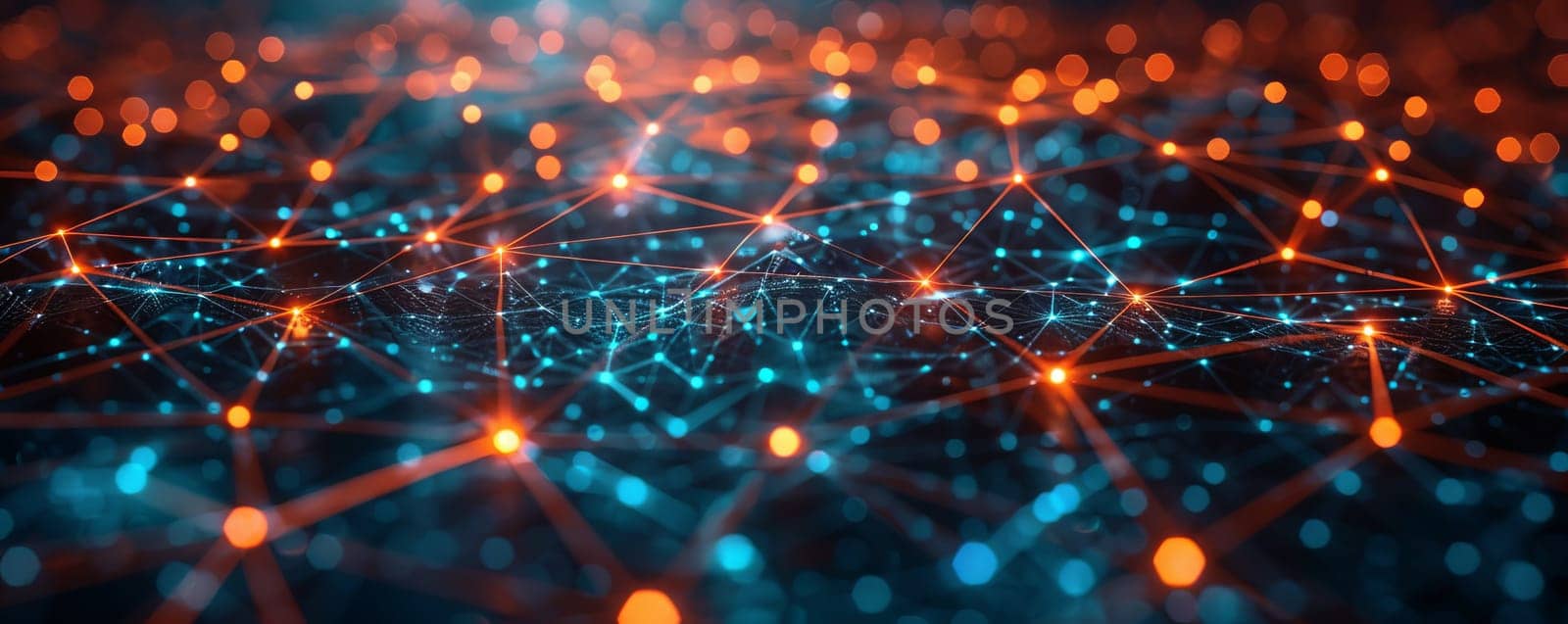 Futuristic blue micro chip representing the futuristic big data.