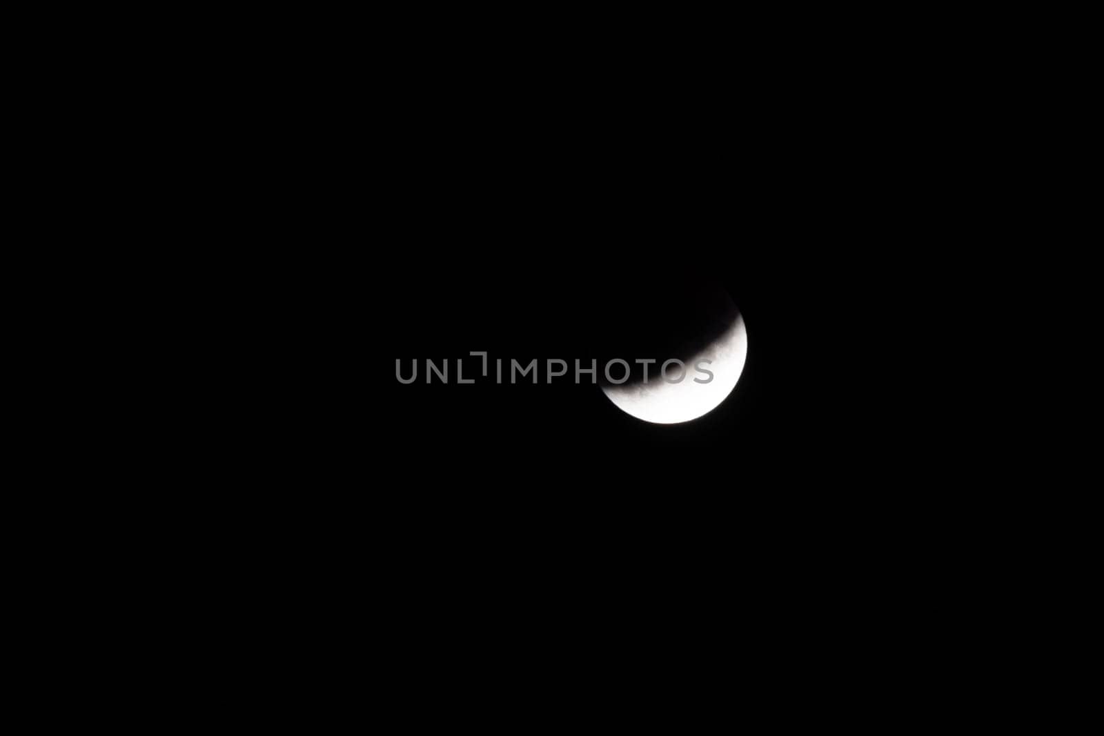 July 16, 2019, Partial moon eclipse