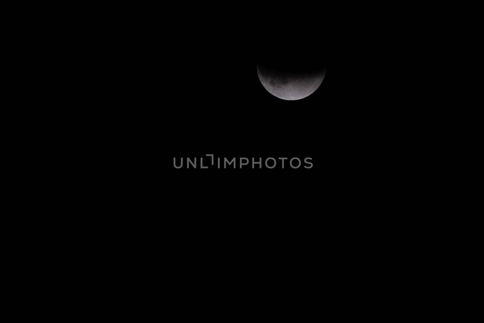 July 16, 2019, Partial moon eclipse