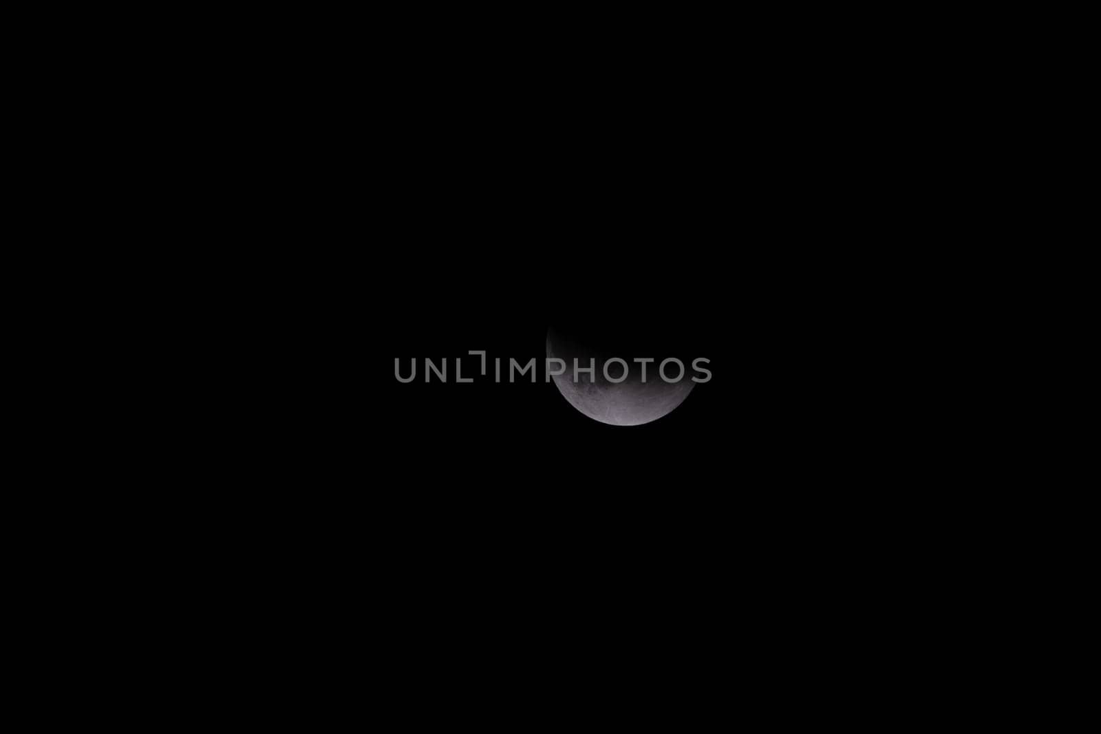 July 16, 2019, Partial moon eclipse