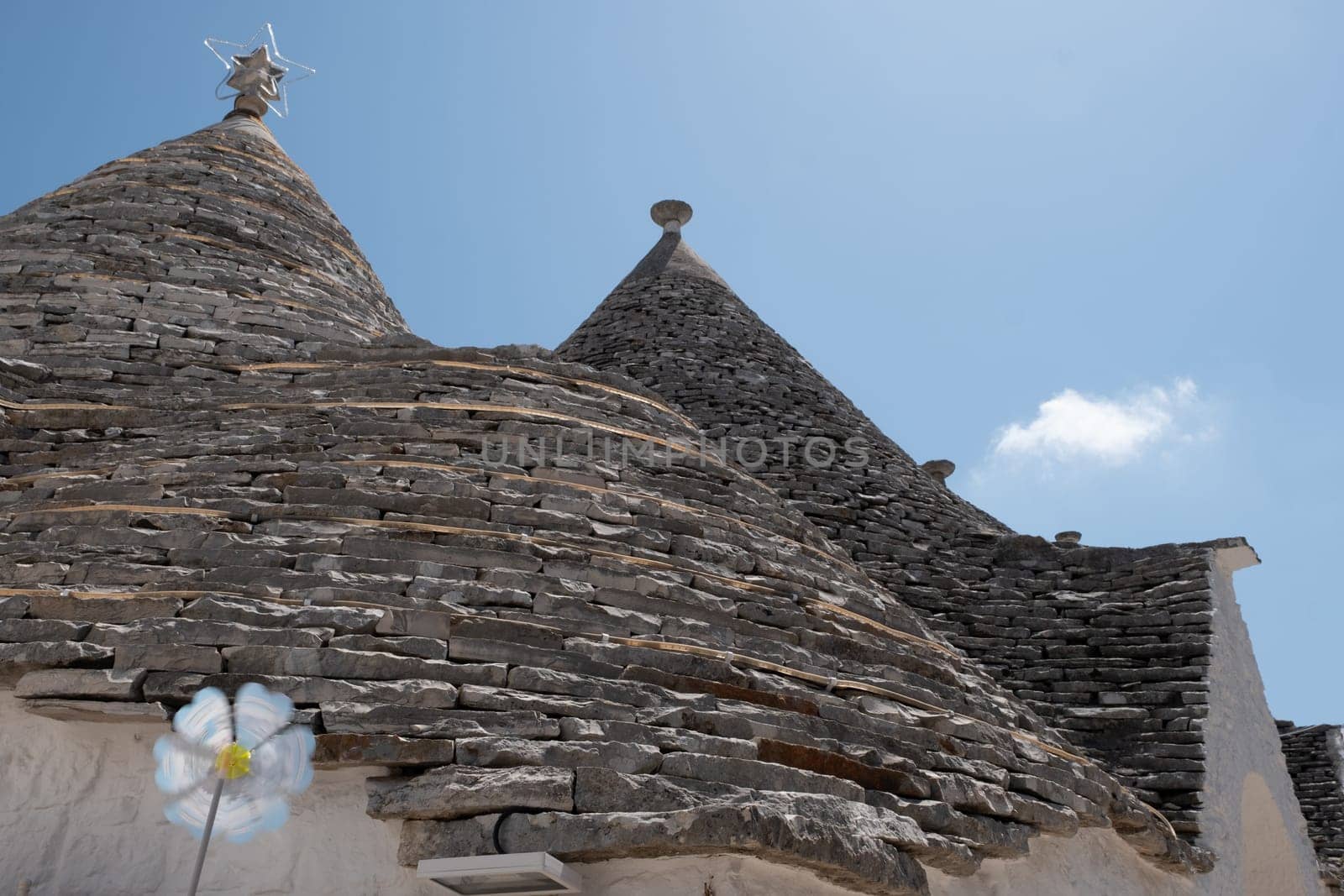 View of Trulli houses in Alberobello, Italy