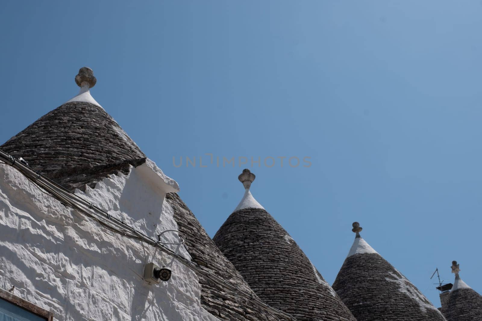 View of Trulli houses in Alberobello, Italy