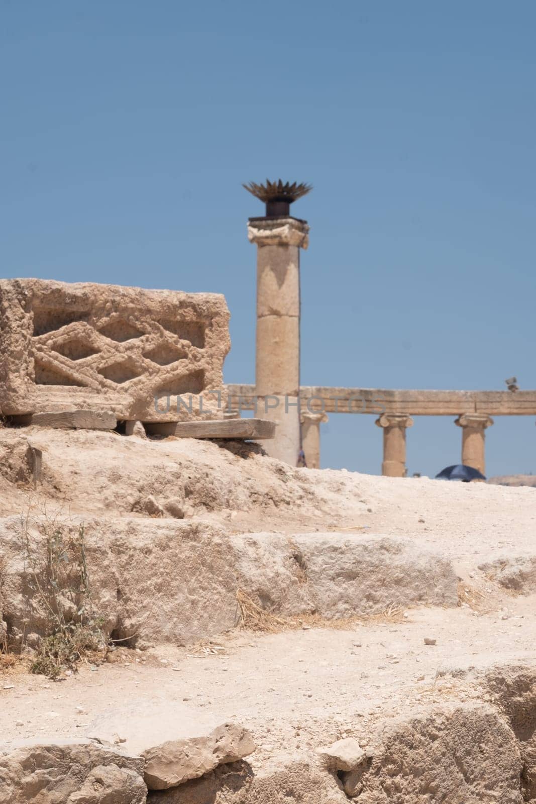 Jerash (Gerasa), ancient roman capital and largest city of Jerash Governorate, Jordan