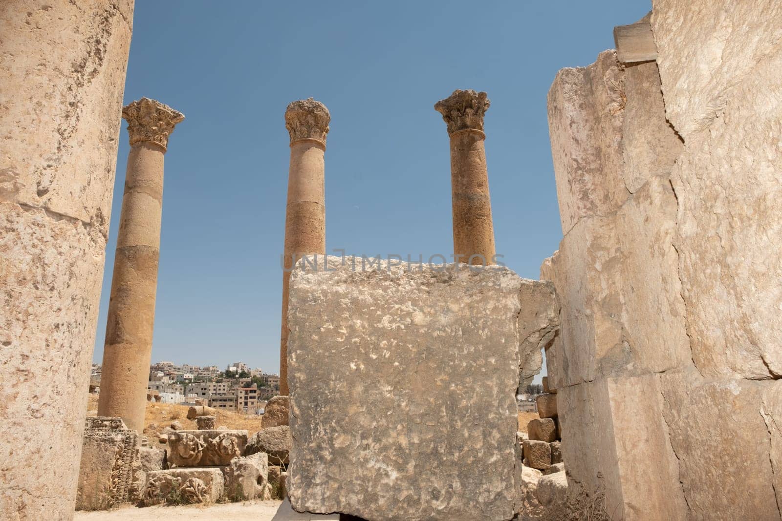 Jerash (Gerasa), ancient roman capital and largest city of Jerash Governorate, Jordan