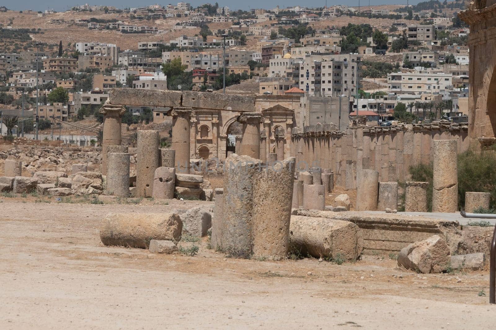 Jerash (Gerasa), ancient roman capital and largest city of Jerash Governorate, Jordan
