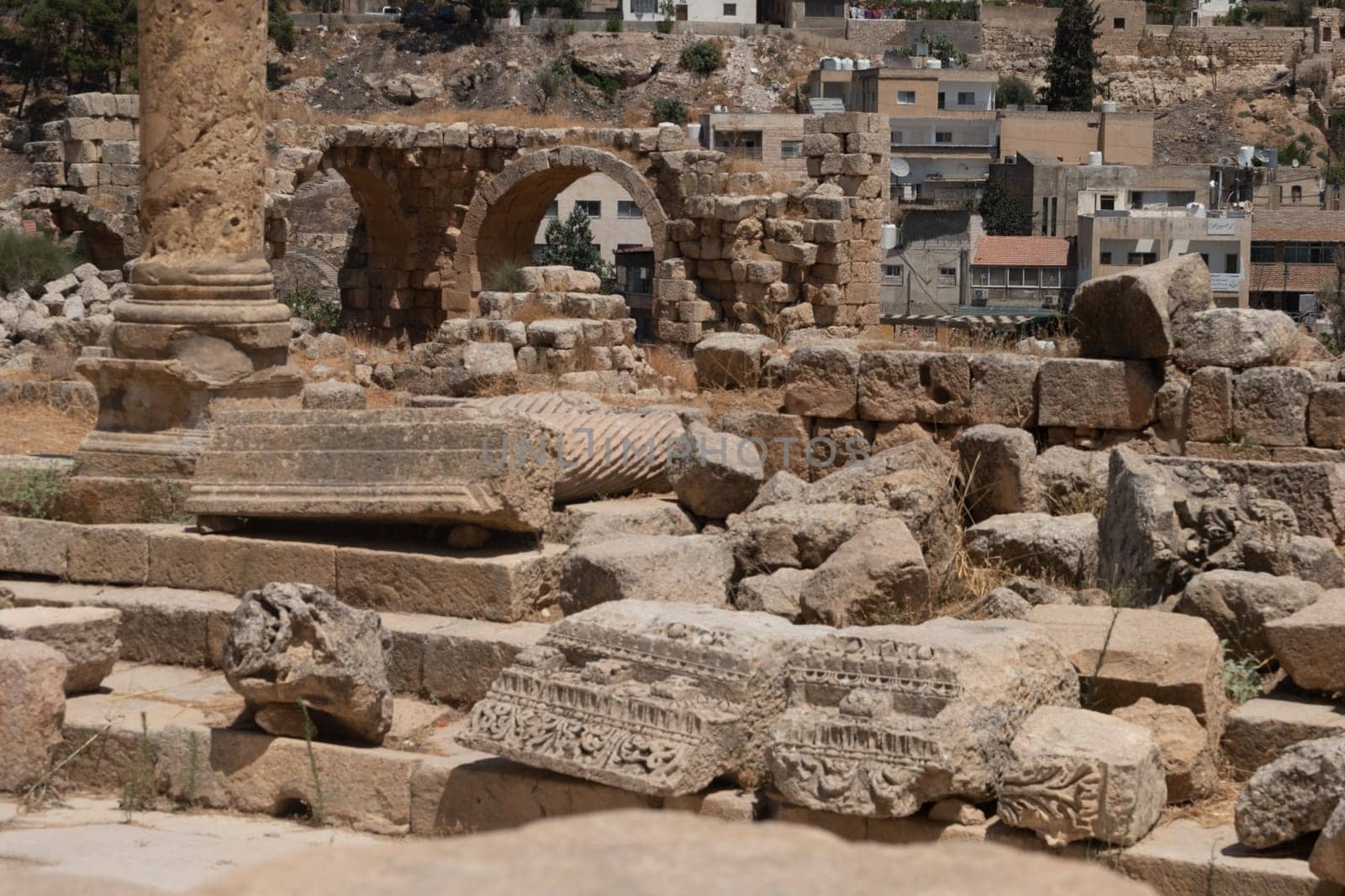 Jerash (Gerasa), ancient roman capital and largest city of Jerash Governorate, Jordan