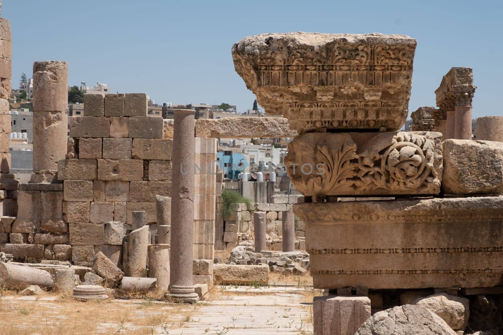 Jerash (Gerasa), ancient roman capital and largest city of Jerash Governorate, Jordan