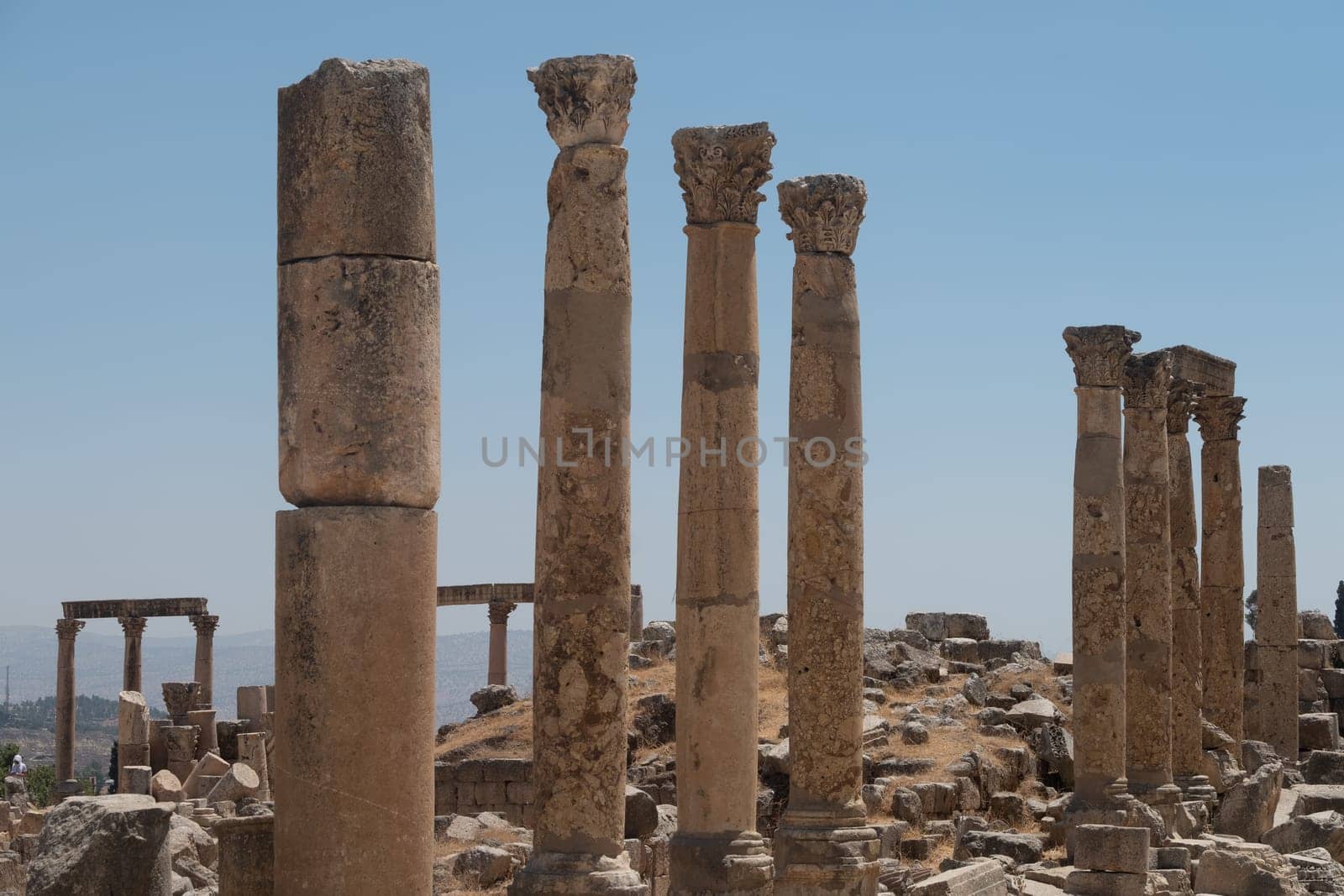 Jerash (Gerasa), ancient roman capital and largest city of Jerash Governorate, Jordan