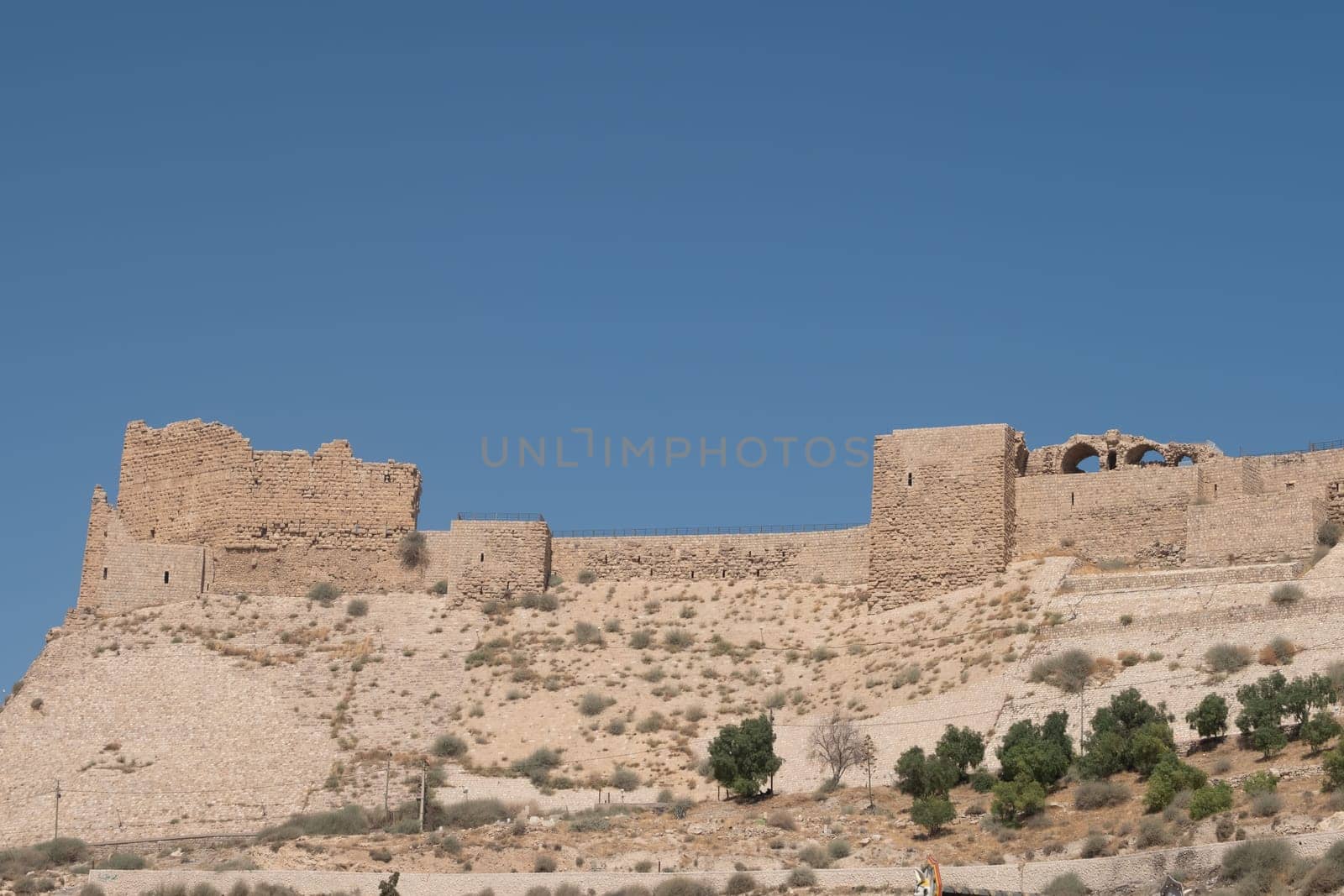 medieval crusaders castle, Al Karak, Jordan, Middle East