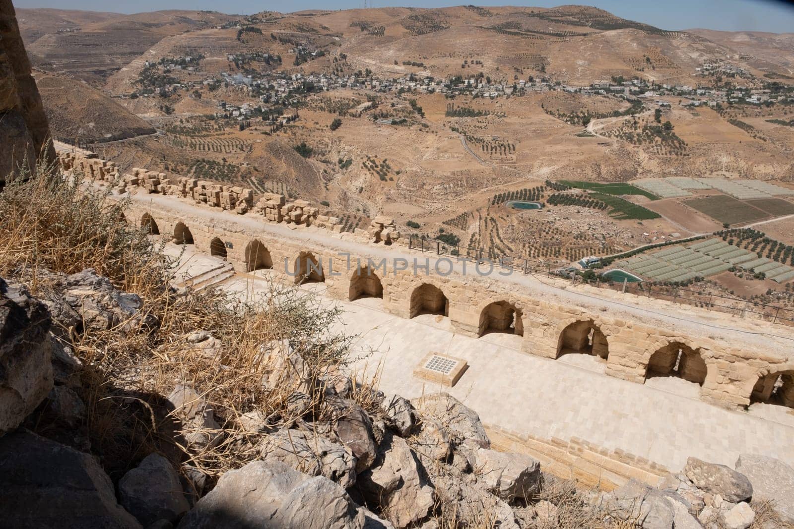 medieval crusaders castle, Al Karak, Jordan, Middle East