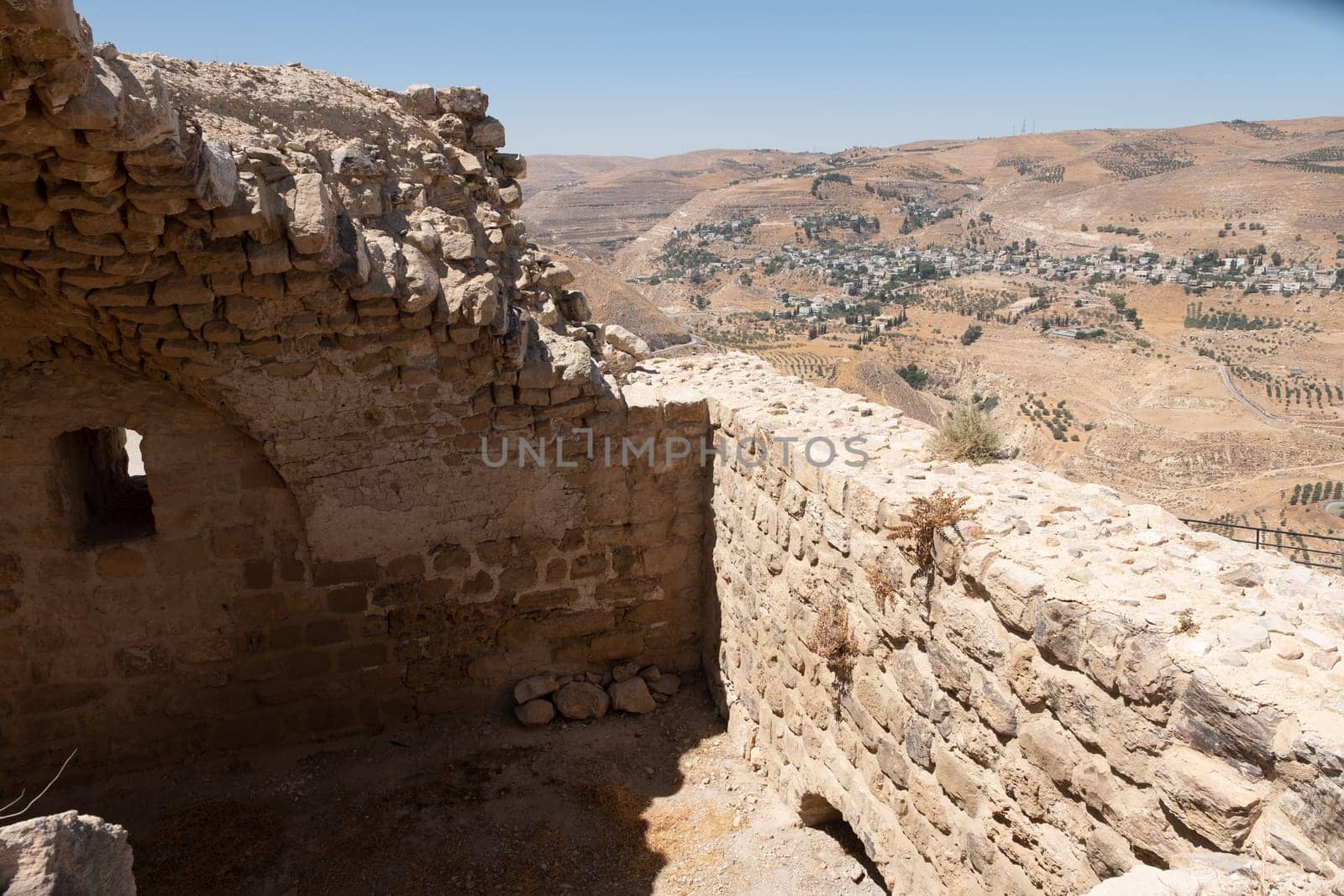 medieval crusaders castle, Al Karak, Jordan, Middle East