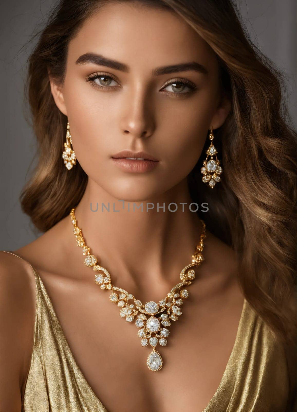 Diamond jewelry luxury and fashion jewelry. ai generative.