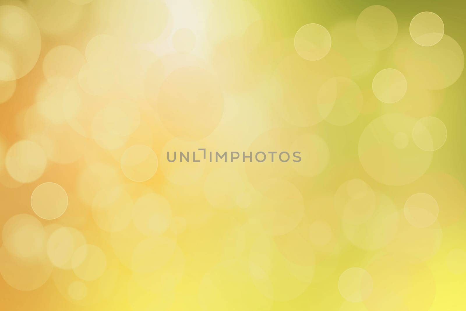 Abstract blurred fresh vivid spring summer light delicate pastel yellow pink orange green bokeh background texture with bright circular soft color lights. Beautiful backdrop illustration.