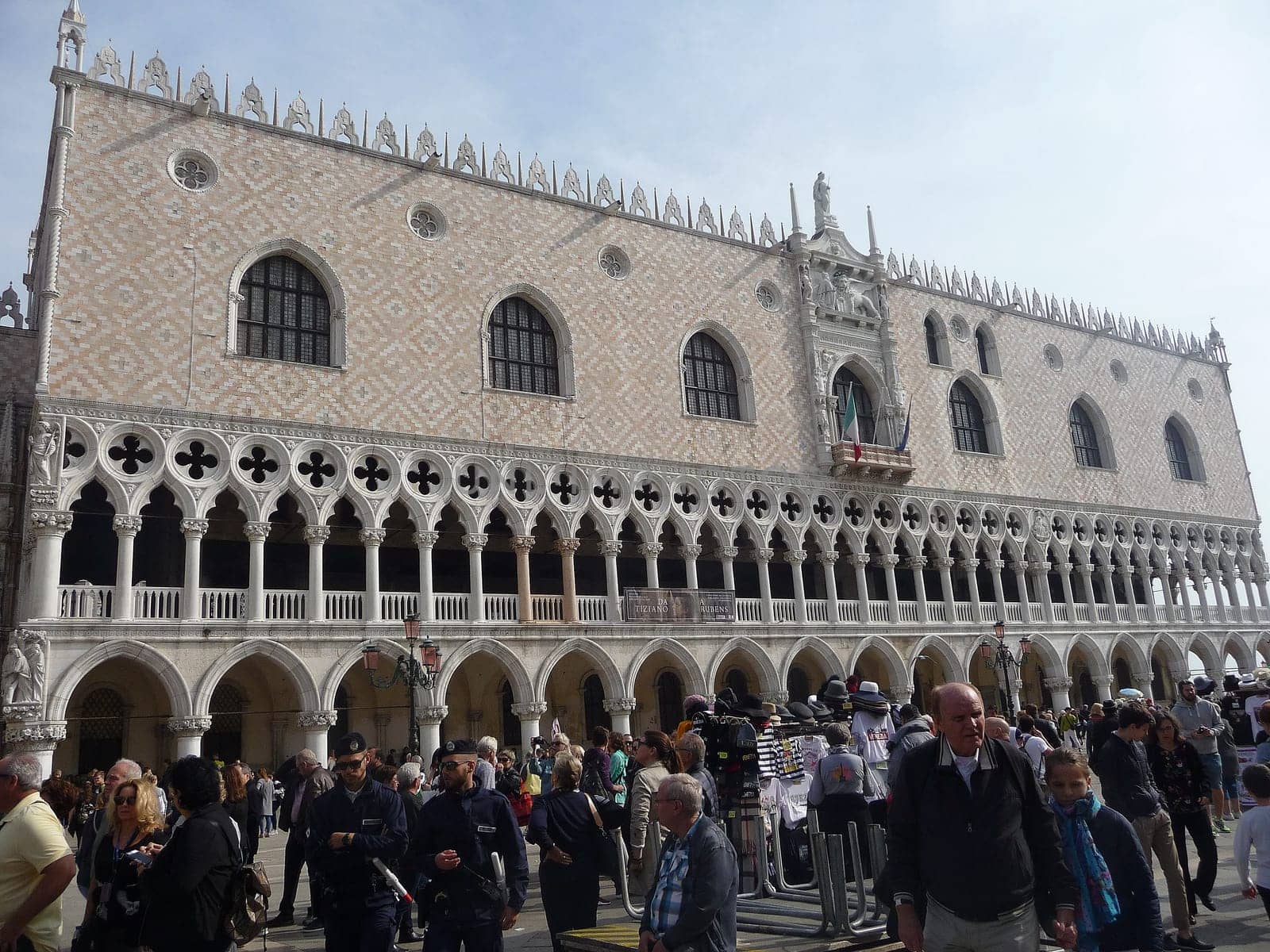 Venice, Italy October 10, 2019: the Patriarchal Cathedral Basilica of Saint Mark, commonly known as St Mark's Basilica, is the cathedral church of the Roman Catholic Archdiocese of Venice, northern Italy.