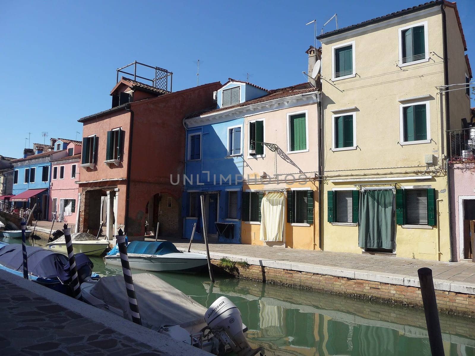 Burano, Italy October 11, 2019: Burano is an island in the Venetian Lagoon, northern Italy, near Torcello at the northern end of the lagoon