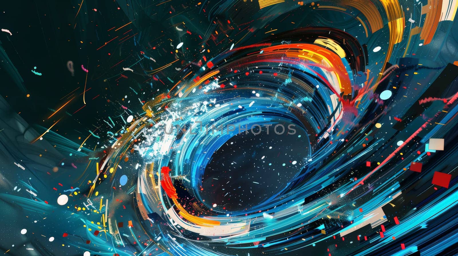 Dive into the dynamic realm of messy data swirling around, where chaos meets opportunity in this vividly illustrated art style. Amidst the frenzy of information, discover the potential for innovation and insight, captured in a captivating fusion of creativity and complexity.