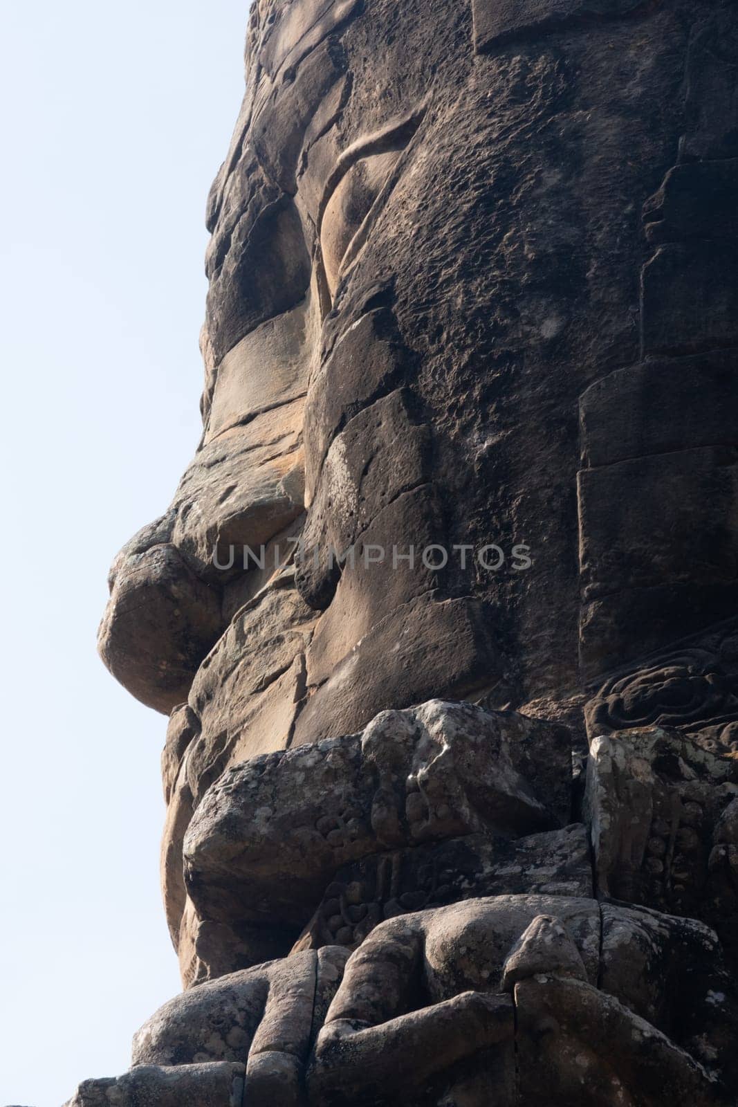 Angkor thom,the most famous  religious site in Cambodia