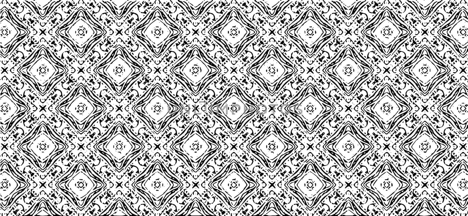 Black and white kaleidoscopic background texture