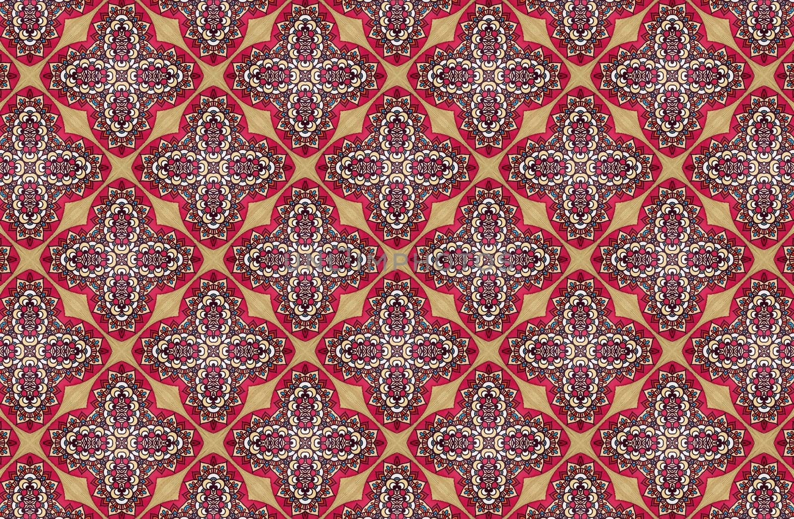 Image of geometric seamless pattern. kaleidoscopic background