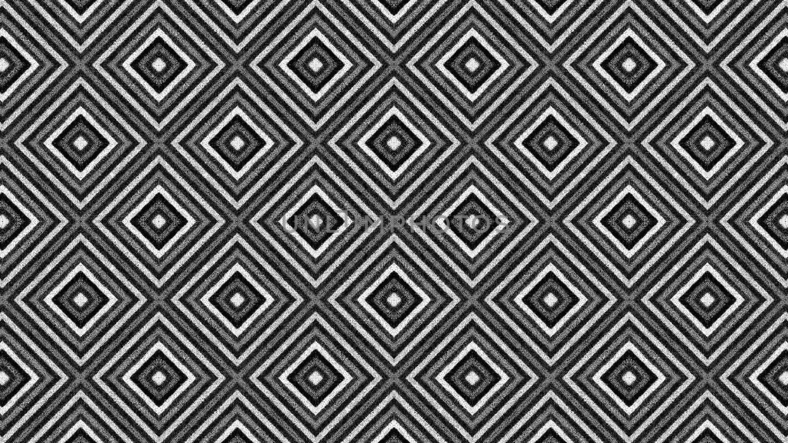 Black and white kaleidoscopic background texture