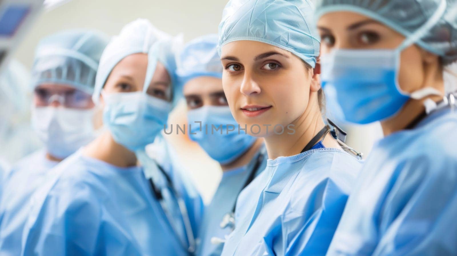 A group of doctors in white coats standing in a circle, engaged in a discussion. They appear focused and serious as they exchange thoughts on medical cases and treatment plans.