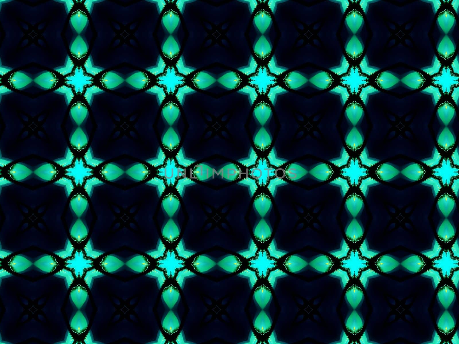 Digital Illustration Kaleidoscope Creative Pattern