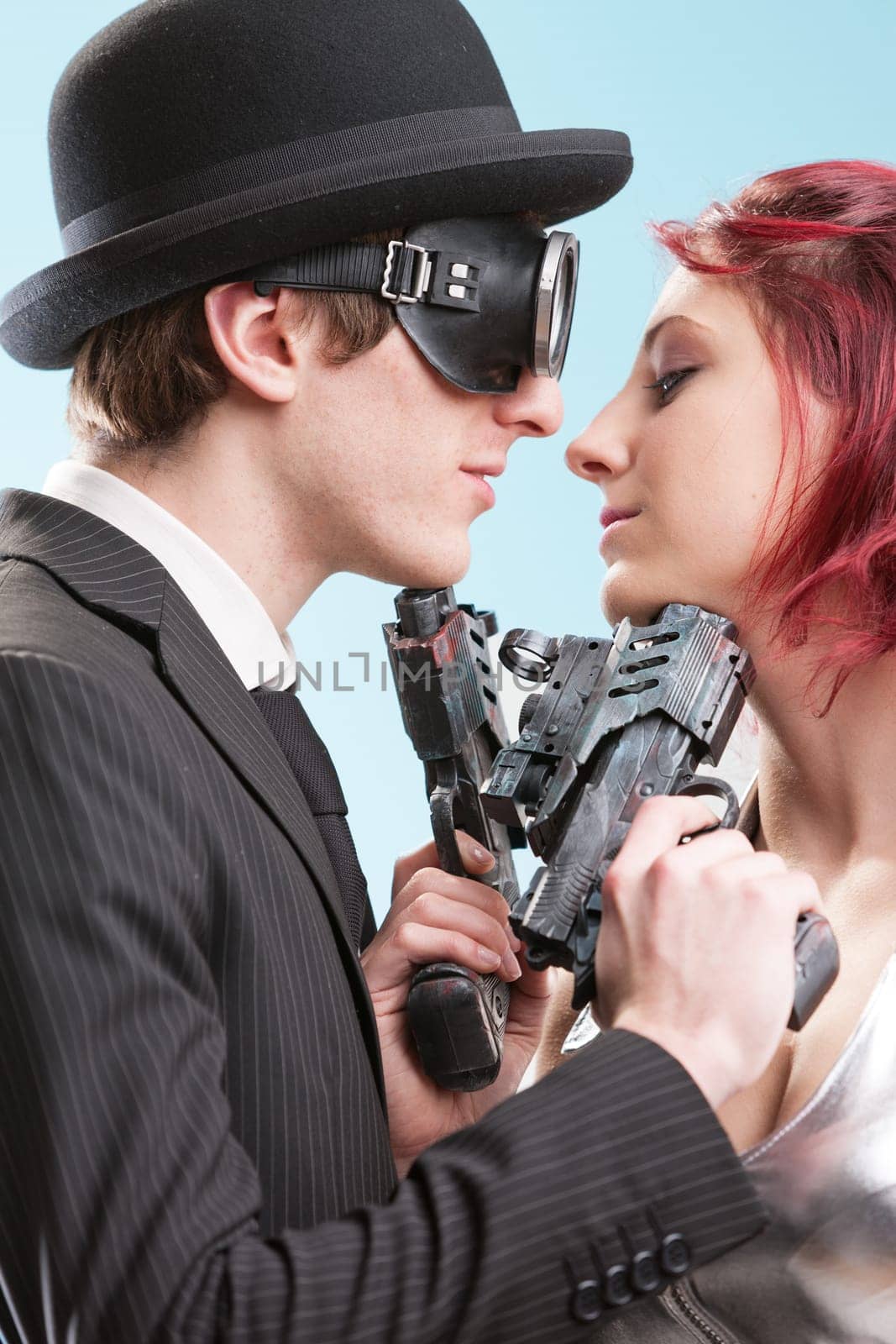 Espionage and romance entwine. Two steampunk spies, torn between fervent love and a ruthless rivalry