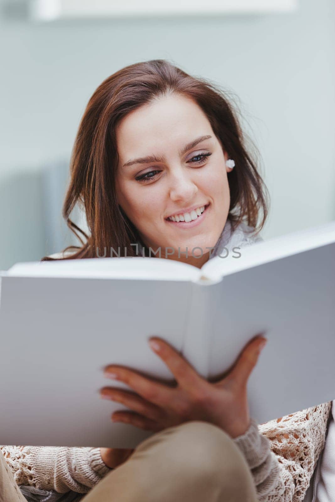 Reading is always challenging, as is studying. At the same time it is tiring and sucks up energy and at the same time it nourishes us and fills us with knowledge and new diverse energies. Young woman