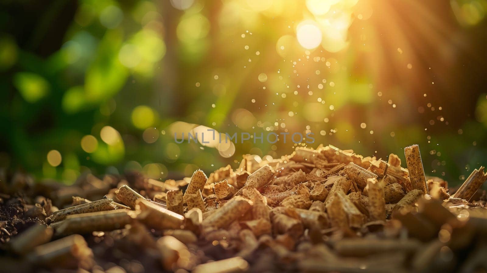 Explore the renewable energy landscape with this stock photo showcasing wood pellets, a clean and regenerative source of biofuel. Modern and eco-friendly, these pellets represent a sustainable solution for reducing carbon emissions and promoting a greener future.