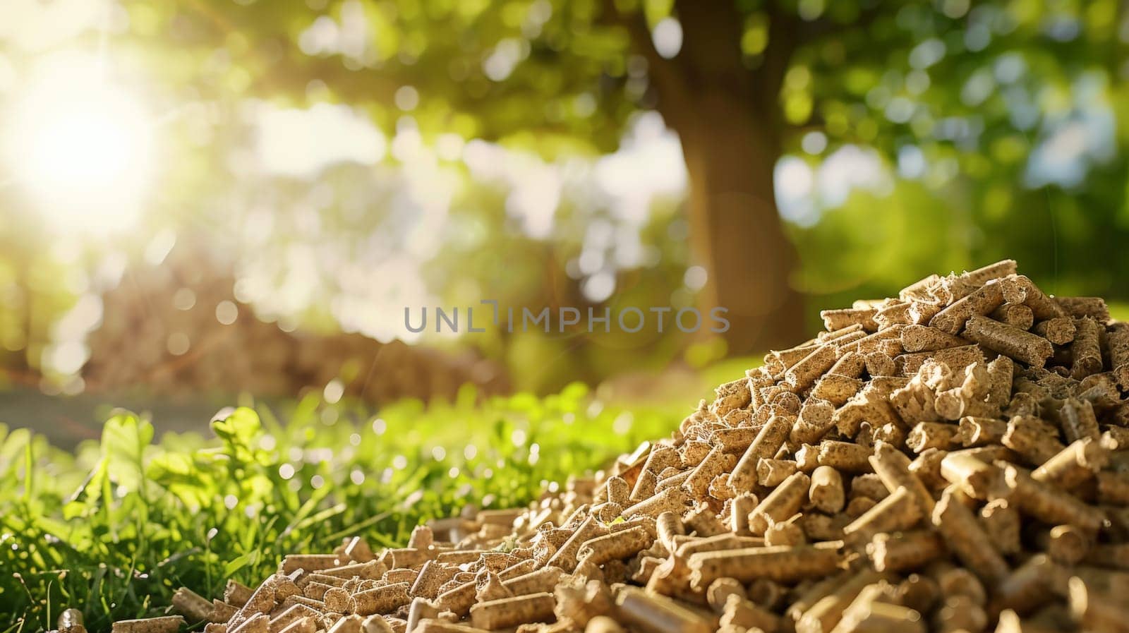 Explore the renewable energy landscape with this stock photo showcasing wood pellets, a clean and regenerative source of biofuel. Modern and eco-friendly, these pellets represent a sustainable solution for reducing carbon emissions and promoting a greener future.
