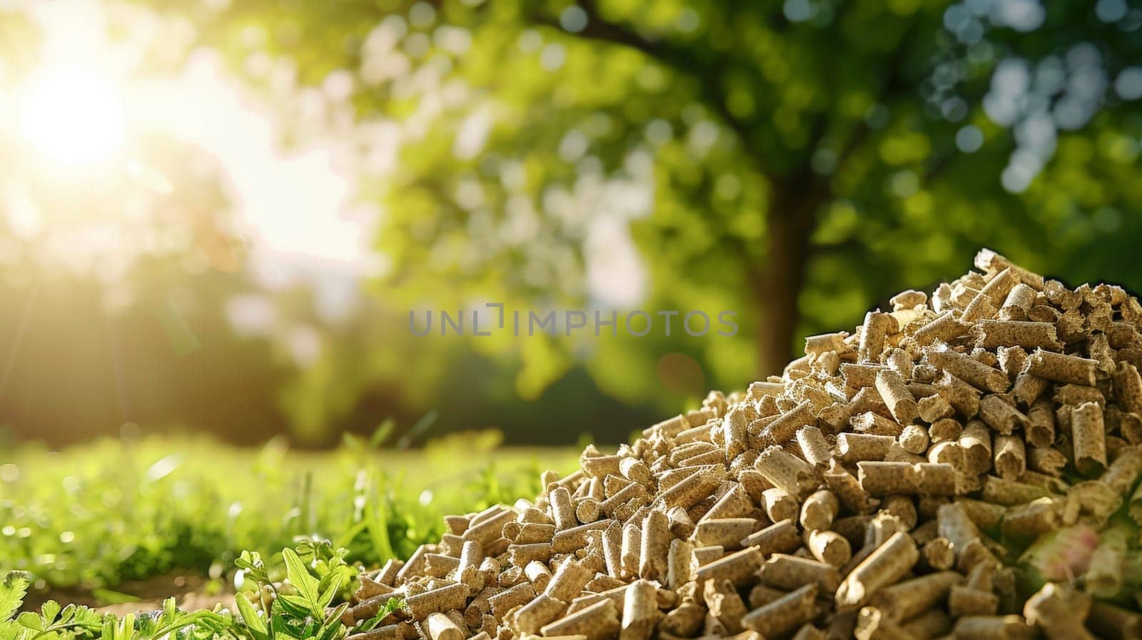 Explore the renewable energy landscape with this stock photo showcasing wood pellets, a clean and regenerative source of biofuel. Modern and eco-friendly, these pellets represent a sustainable solution for reducing carbon emissions and promoting a greener future.
