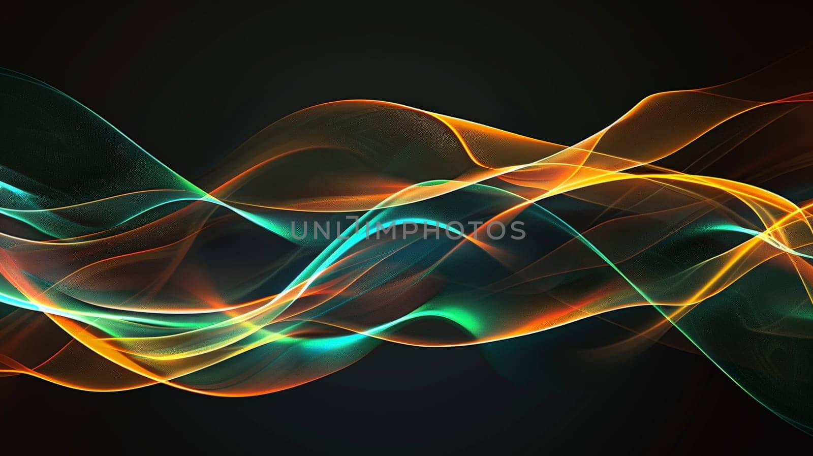 Immerse yourself in the mesmerizing dance of abstract light waves against a velvety black backdrop. Each undulating pulse creates a harmonious symphony of illumination, evoking a sense of wonder and intrigue. This captivating image invites you to explore the boundless creativity of light and shadow, where darkness becomes the canvas for radiant expression.