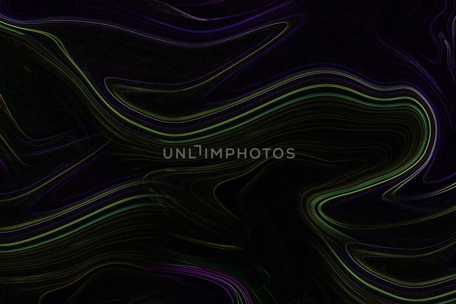 Abstract background image with a wavy pattern on a black background