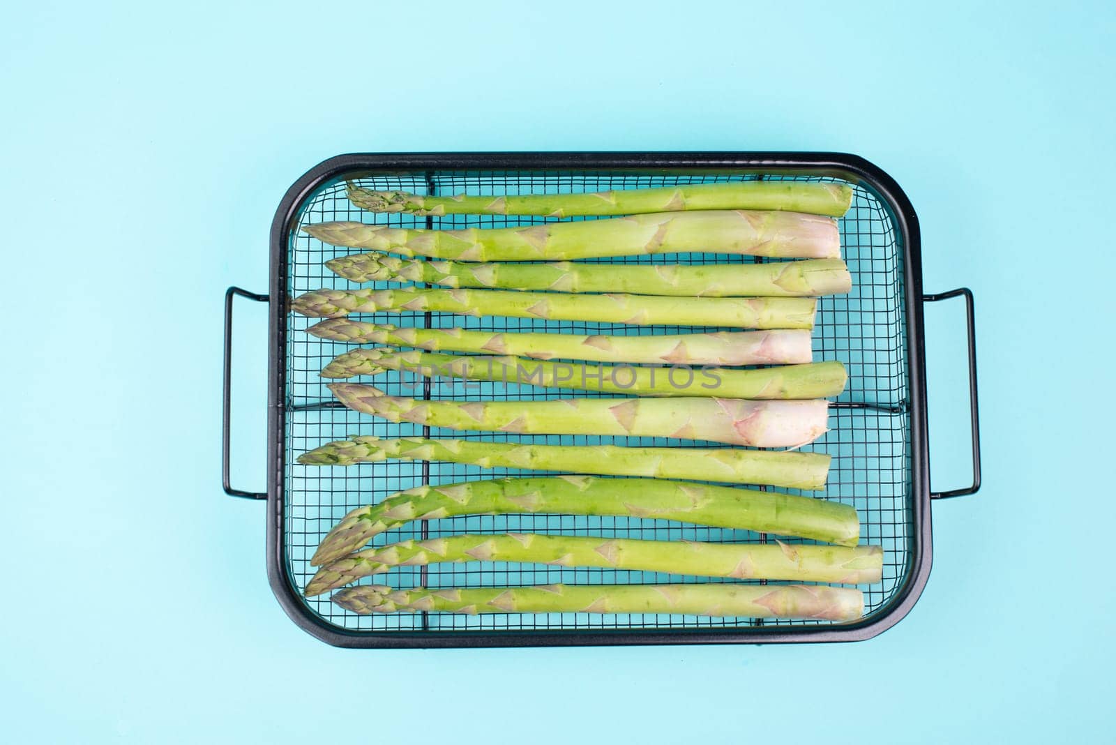 Green asparagus sprout, healthy vegetable diet, gourmet cuisine food, cooking a vegan meal