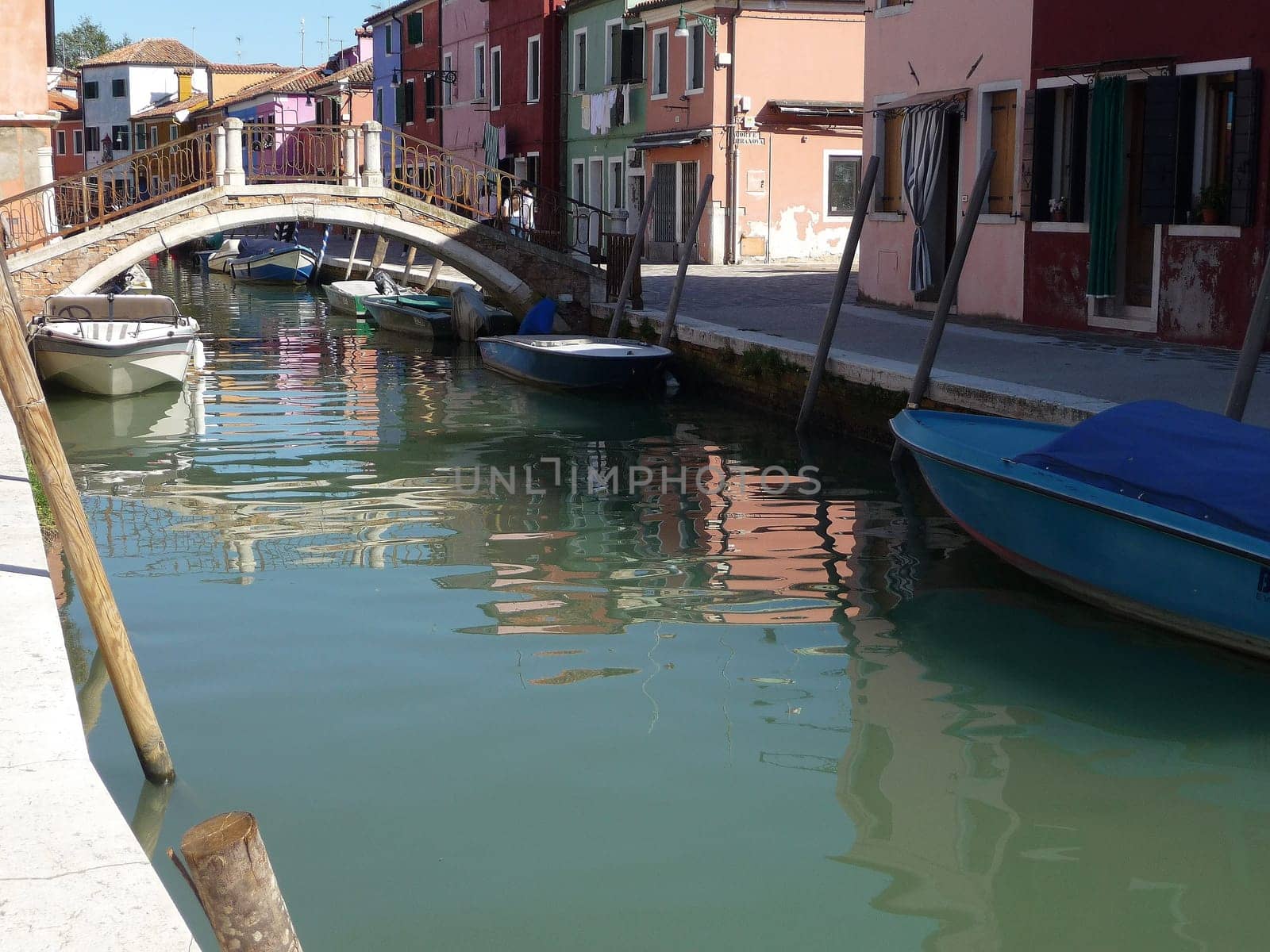 Burano, Italy October 11, 2019: Burano is an island in the Venetian Lagoon, northern Italy, near Torcello at the northern end of the lagoon