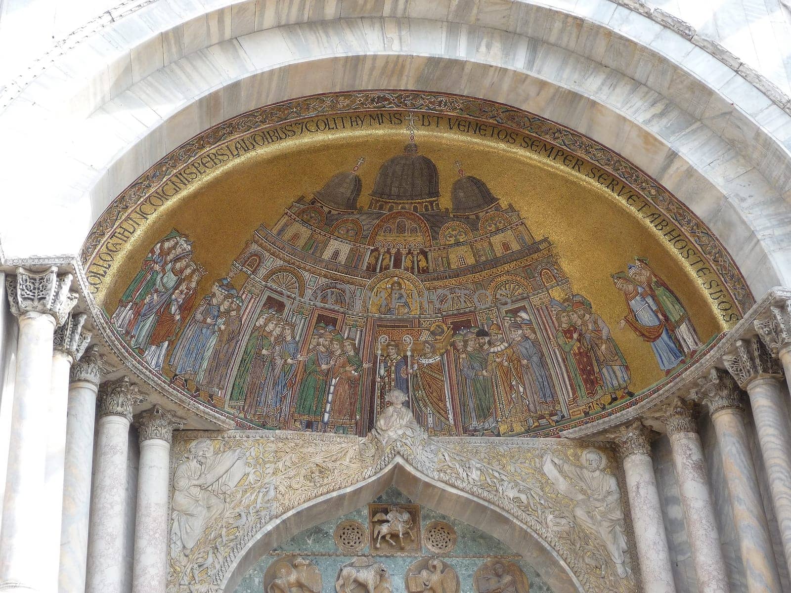 the Patriarchal Cathedral Basilica of Saint Mark, commonly known as St Mark's Basilica, is the cathedral church of the Roman Catholic Archdiocese of Venice, northern Italy.