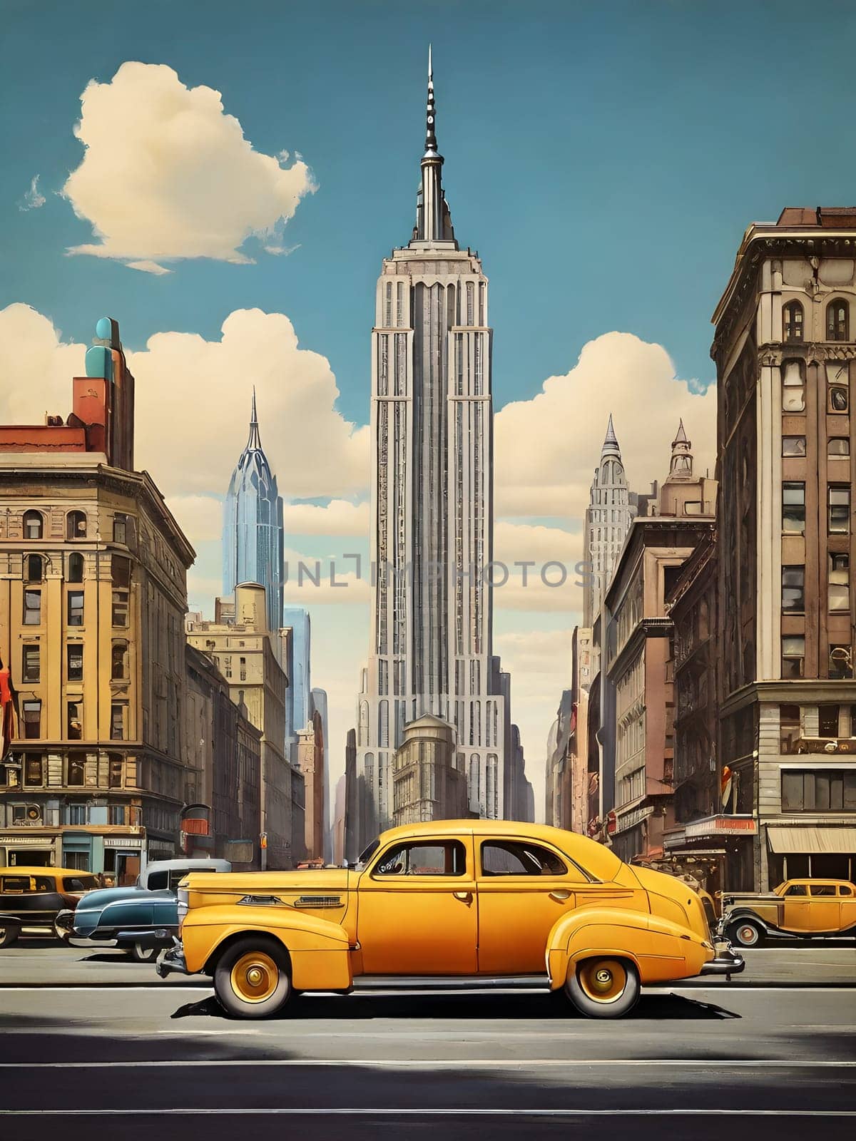 Vintage travel poster of New York