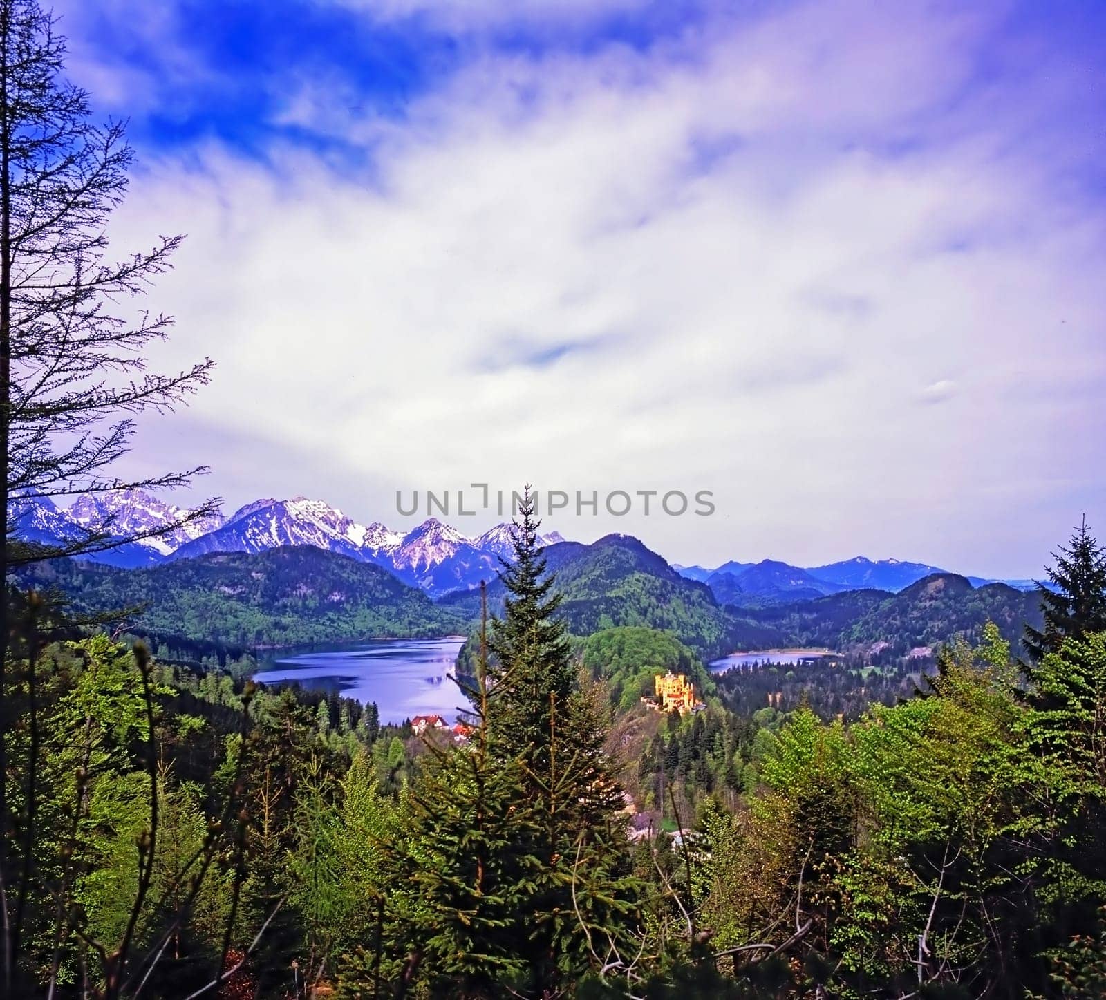 Castle Hohenschwangau in Bavaria,  Germany