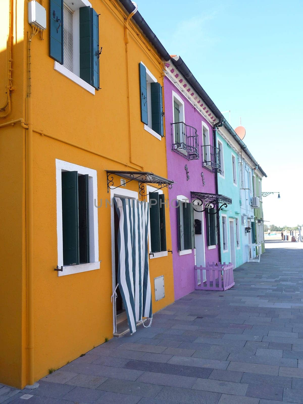 Burano, Italy October 11, 2019: Burano is an island in the Venetian Lagoon, northern Italy, near Torcello at the northern end of the lagoon